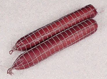 2 Salami im Netz, rot, 45cm (AF-0534)