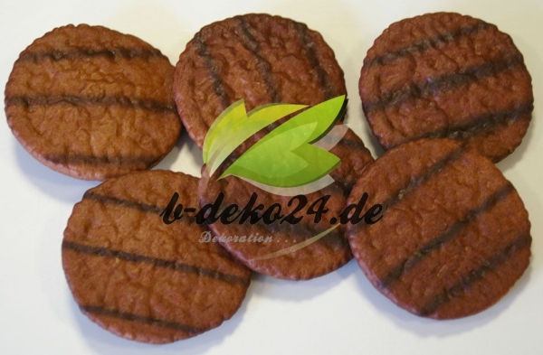 6 gegrillte Hamburgerscheiben (AF-0519)