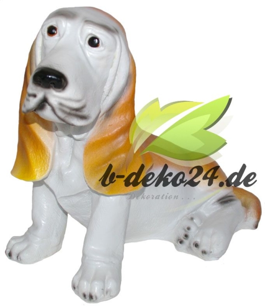 sitzender Hund (Basset Hound) (AF-0722)